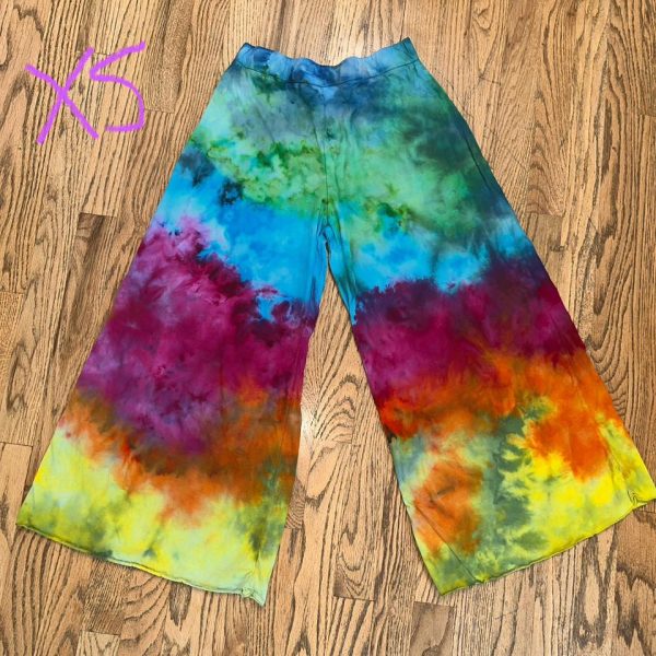 Relaxed Capri Pants in Rainbow